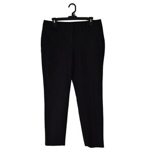 White House Black Market Slim Ankle Pants Black Size 10R‎